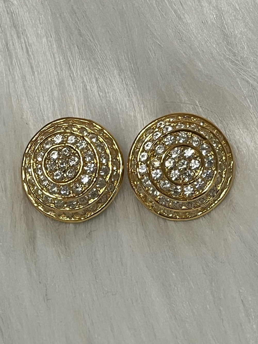 Vintage Roman Clip On Earrings